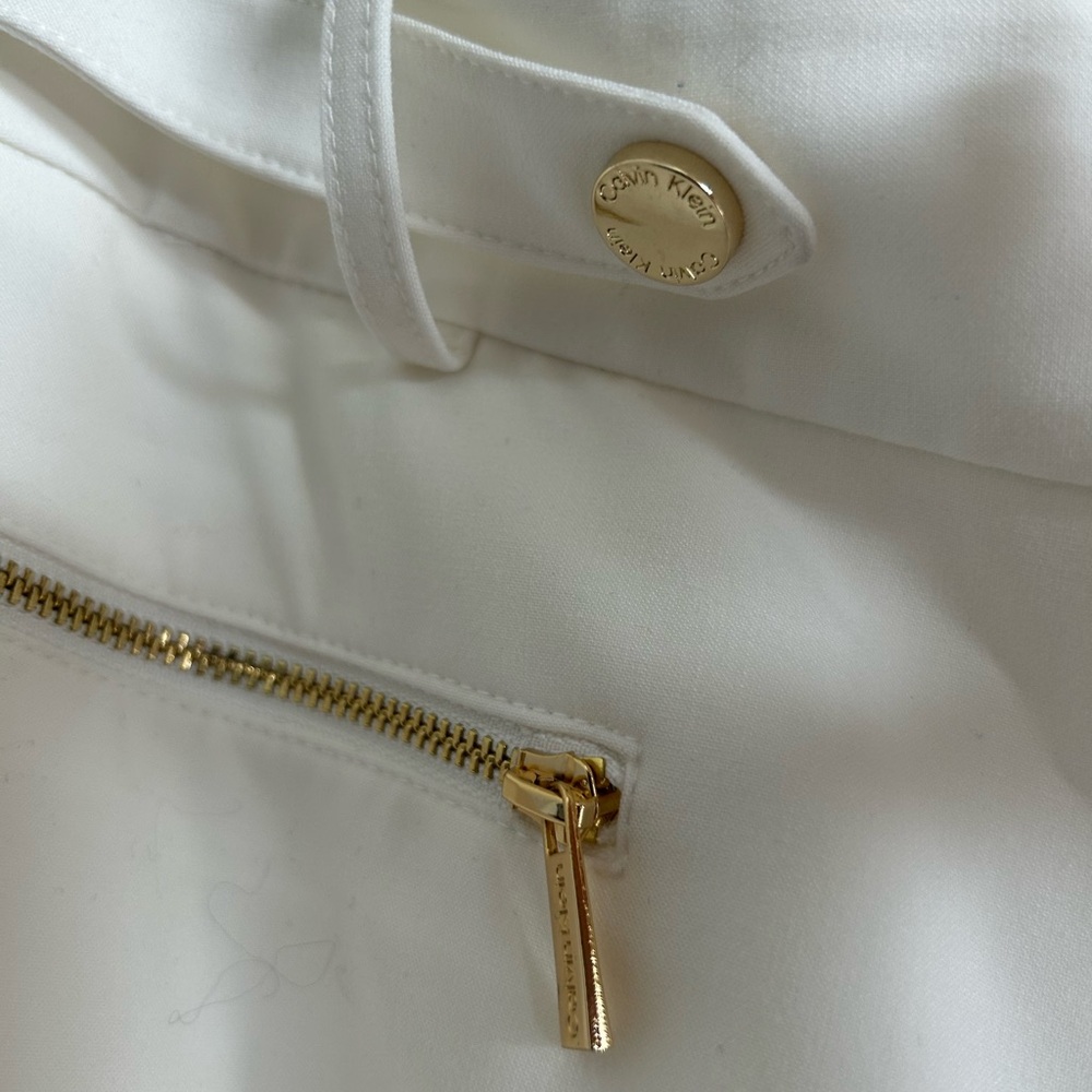 Calvin Klein ivory dress pants size 14 NWT - Picture 2 of 8